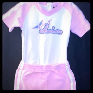 Baby Girls Size 24 Month Seattle Mariners MLB Baseball Outfit